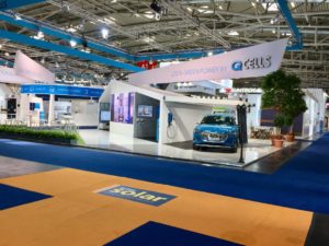 Leerer Messe-Stand auf der The smarter E 2019