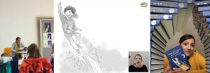 Autorenlesung online und vor Ort für Kinder Collage