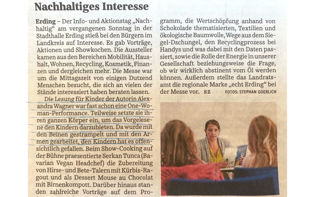 Autorenlesung-für-Kinder-Nachhaltigkeitsmesse-Erding-Süddeutsche-Zeitung-Erding-Bayern